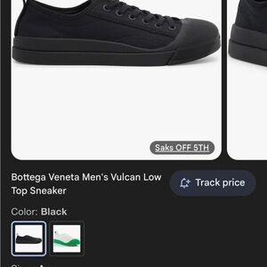 Bottega Veneta Black Low Top Sneakers Minimalist Design